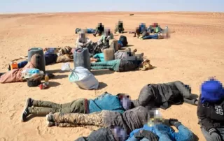 Tunesien Geflüchtete in der Wüste ausgesetzt